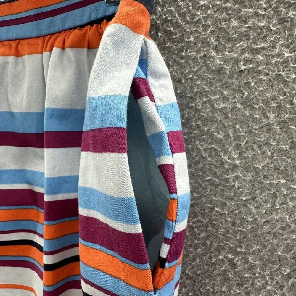 J. Crew Skirt Women's‎ 2 Multi Colored Striped Pocket Tube Skirt Ladies 2